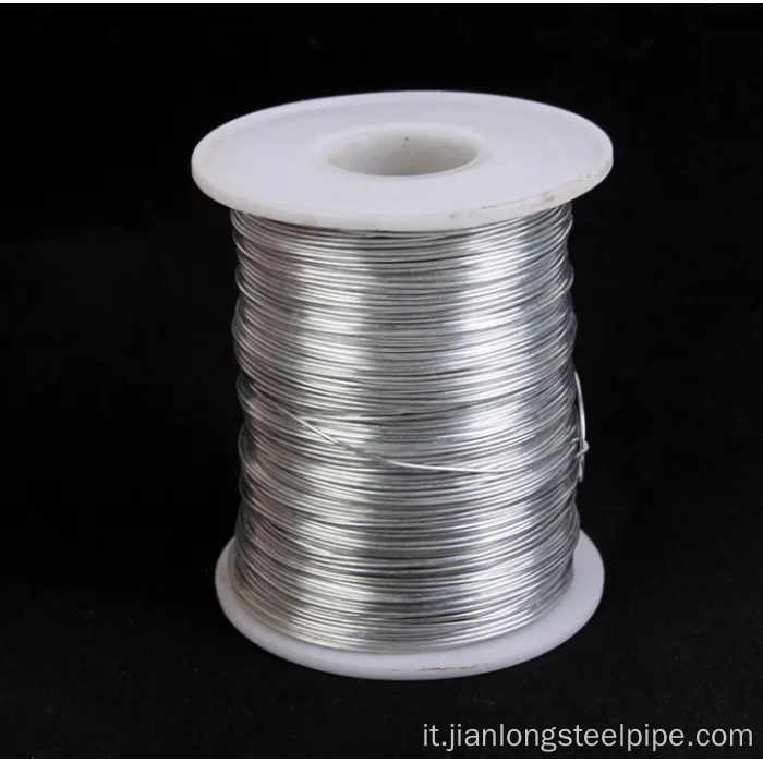 Filo in acciaio zincato da 1,8 mm di diametro